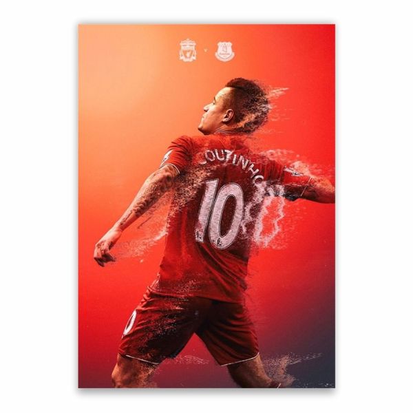 Coutinho Liverpool VS Everton Poster - A1