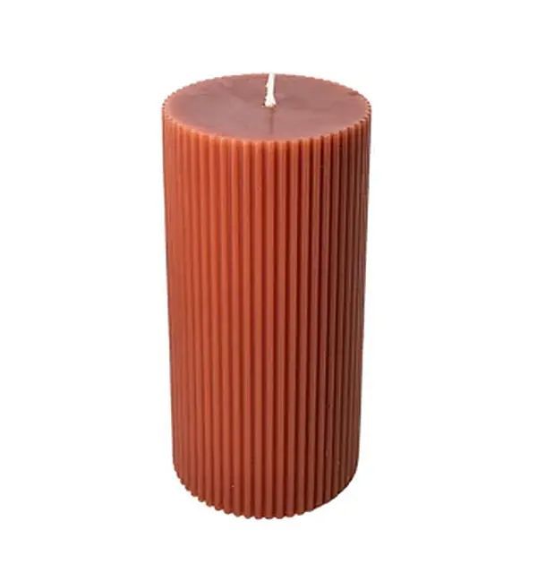 Aesthetic Red Pillar Candle Black Raspberry and Vanilla Scented Buy