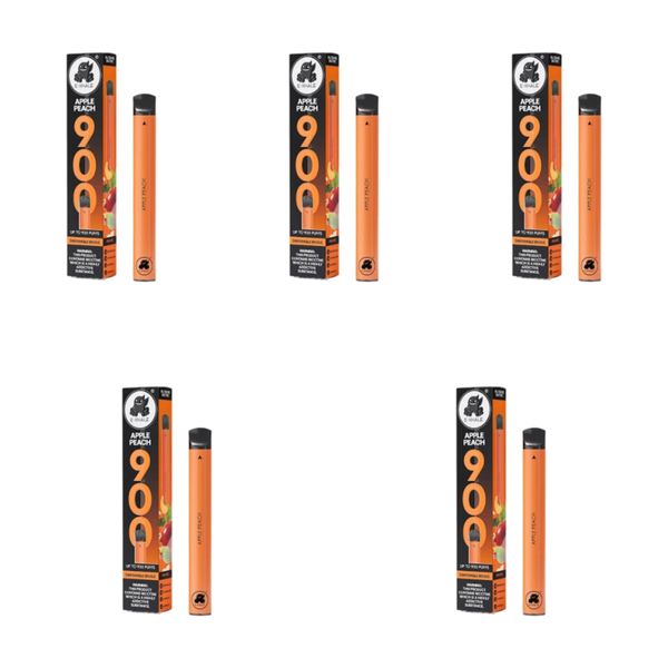 E-Xhale 900 Puffs Disposable Vapes - Apple Peach (Pack of 5)