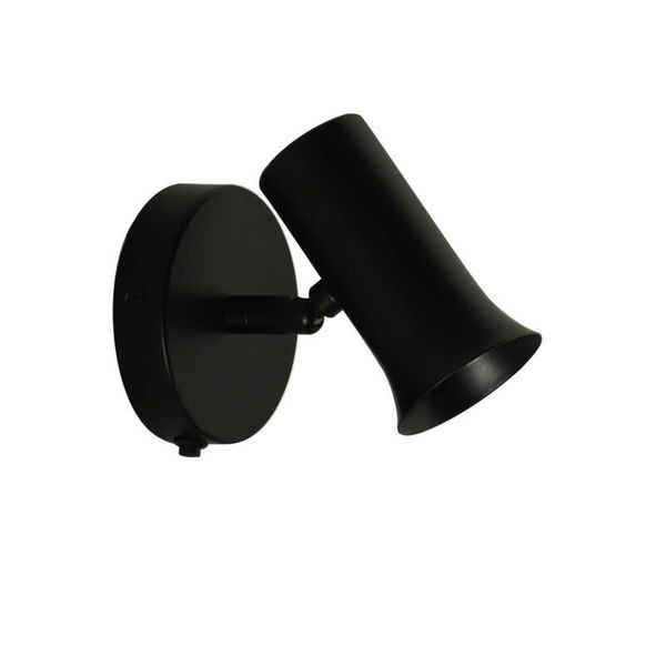 Wall Lamp E27x1 Metal Matt Black Inspire