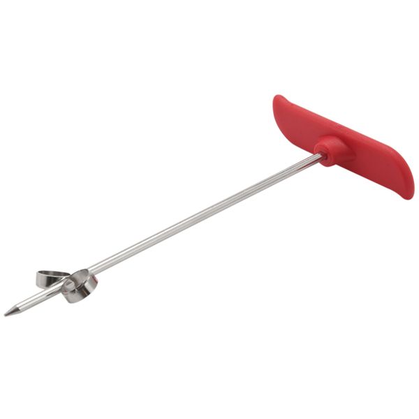 Vegetable Fruit Stainless Steel Manual Spiral Carving Cutter Red