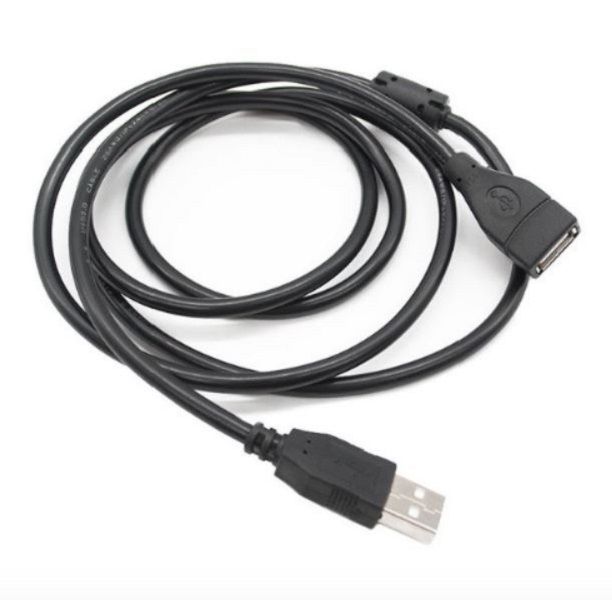 TUFF-LUV USB-A 2.0 Extension Cable Male to Female - 10 Meter - Black - 1 Year Warranty