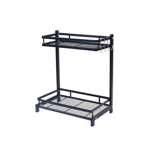 2-Tier Multifunction Storage Rack Kitchen utensil Rack