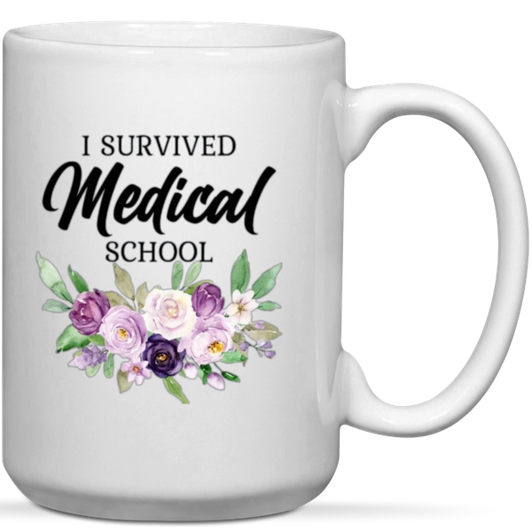 I Survived Medical School Doctor Graduation Gift Mug