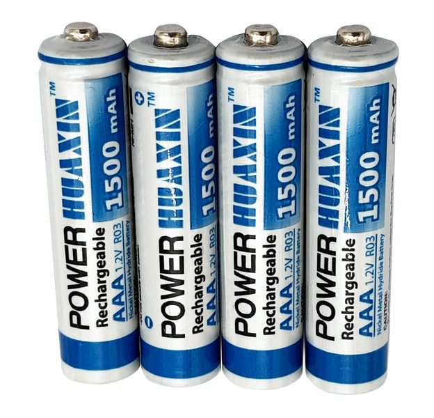 Ni-MH rechargeable AAA 1.2V -1500mAh battery