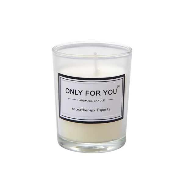 Freesia "Only For You" Handmade Aromatherapy Candle - White