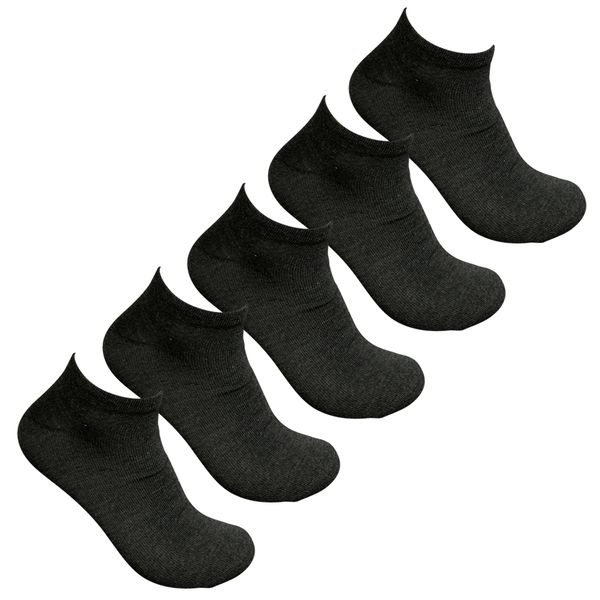 Undeez Girls Cotton School Sport Socks 5 Pack