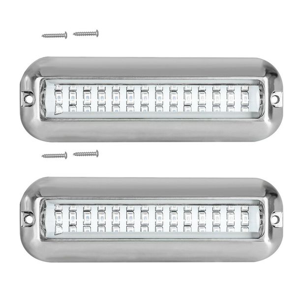LED Underwater Boat Light 10-30V IP68 Stainless Steel White