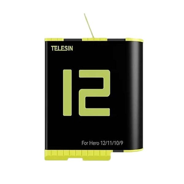 Telesin Rechargeable Battery compatible with Gopro Hero 12 Black
