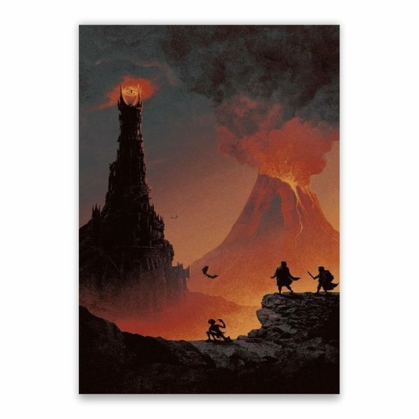 Frodo And Sam In Mordor Poster - A1