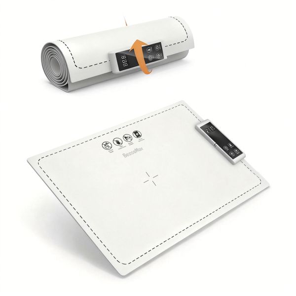 BezosMax Electric Food Warming Mat, Foldable Silicone Food Warmer for Home