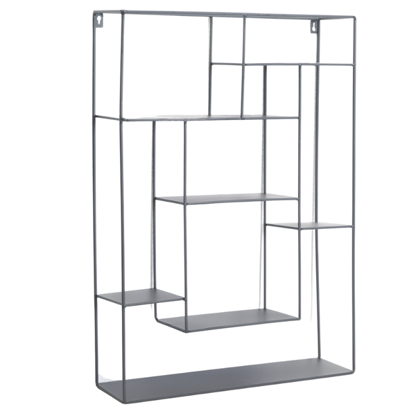 Wall Shelf - Black Multi-Level