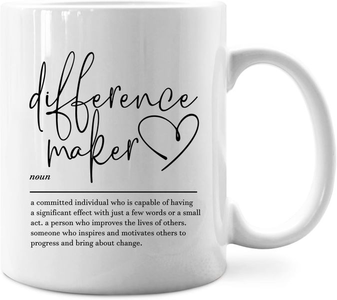 Difference maker -Father's day-Mother's day-Valentines-Christmas Mug