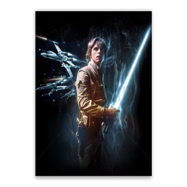 Luke Skywalker The Rebellion Poster - A1