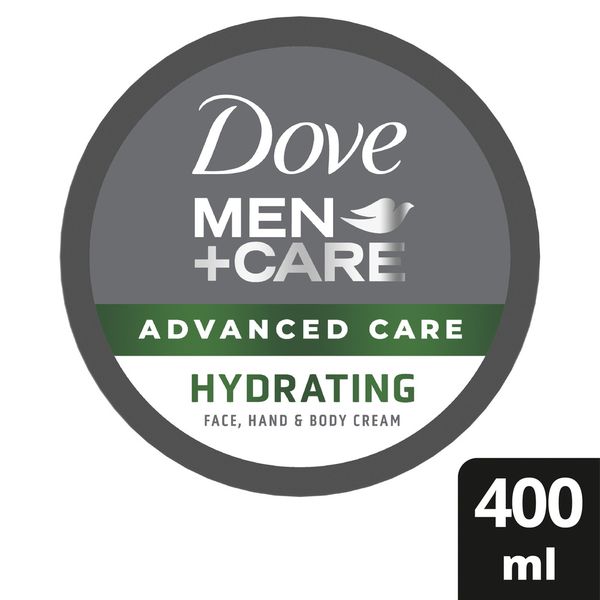 Dove Men+Care Advanced Care Hydrating Face, Hand and Body Cream 400ml