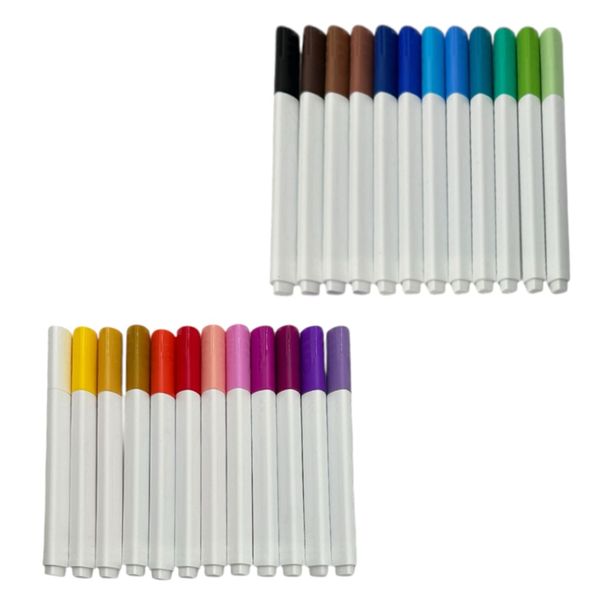 24 Non-Toxic Odorless Acrylic Paint Markers for Art and Craft Project