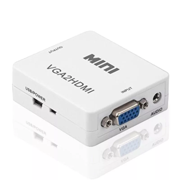 Zeus VGA Analog to HDMI Full HD Video 1080P Converter Box Adapter