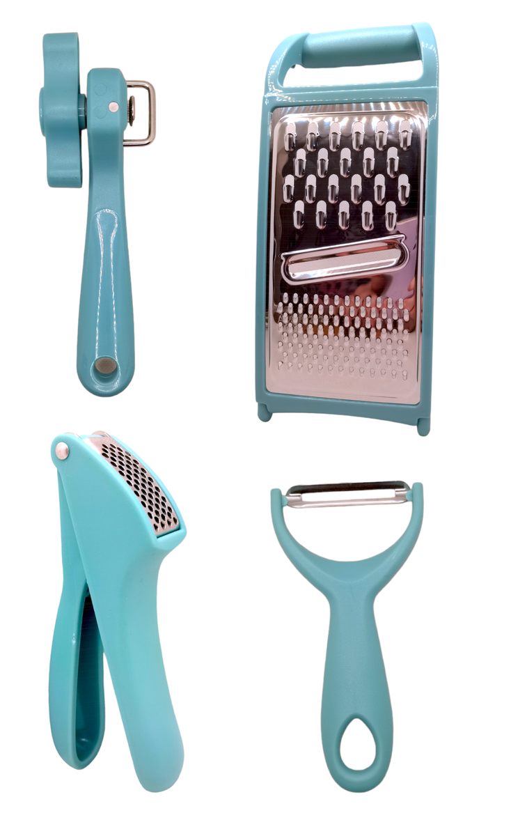 Xclusiv Teal Kitchen Utensil Gift Set Set of 4 Shop Today. Get it