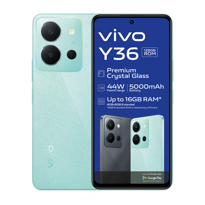 Vivo Y36 Dual Sim 128GB - Blue