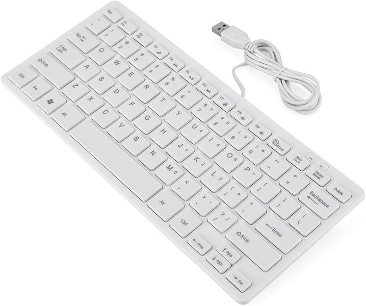 USB Mini Keyboard with Chocolate Buttons Stylish Portable