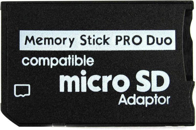 MicroSD to Memory Stick Pro Duo Adapter for PSP, Cameras &amp; Handycam