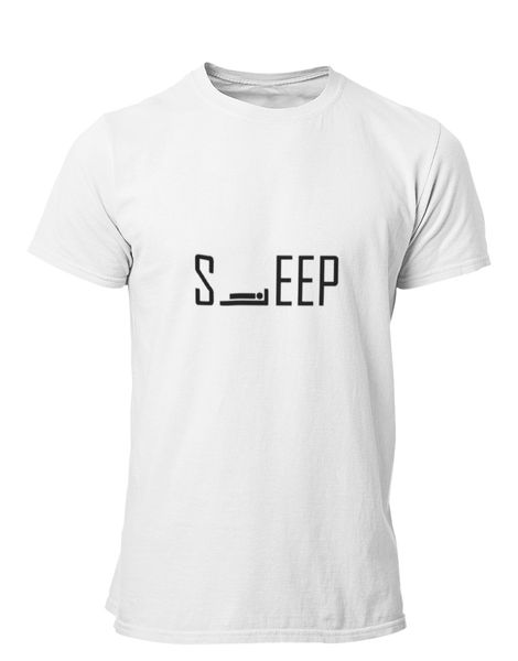 PepperSt Men's White T-Shirt - Sleep