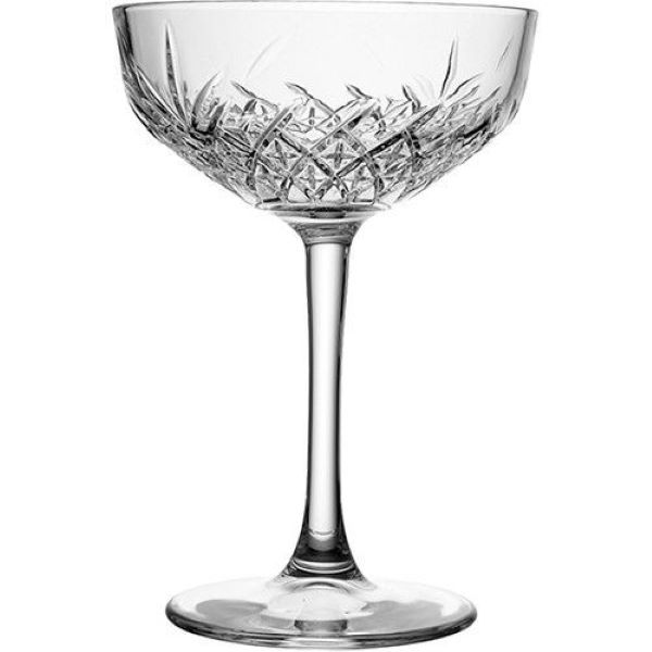 Champagne Bowl Glasses 4 Piece Cut Glass Timeless 440236