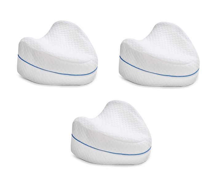 Leg and Knee Foam Support Pillow - Set of 3