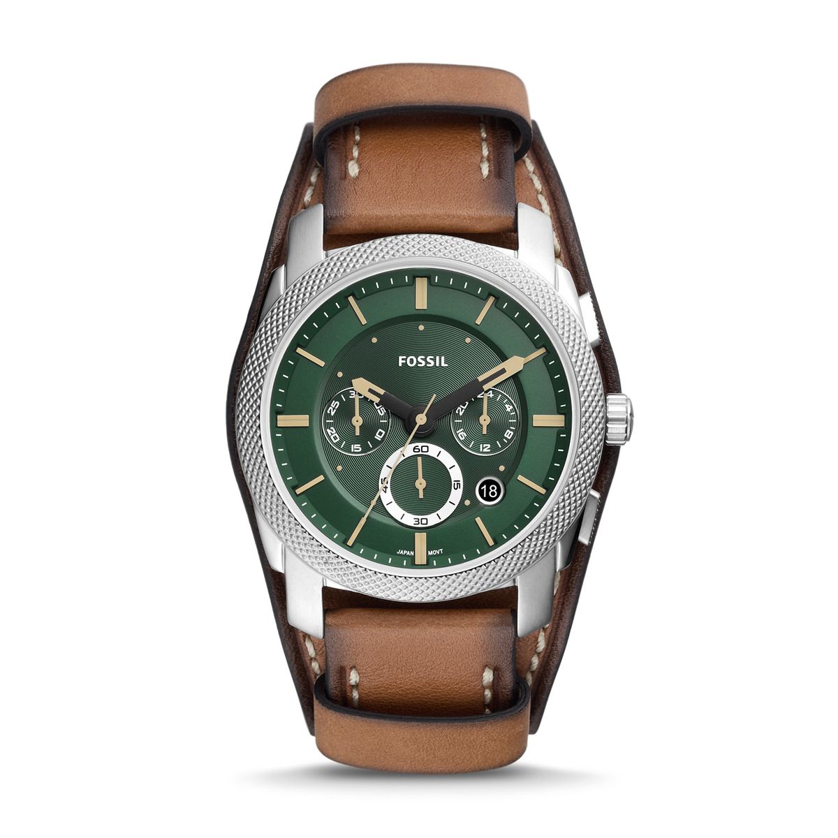 Fossil Men's Machine Chronograph Tan Eco Leather Watch Shop Today