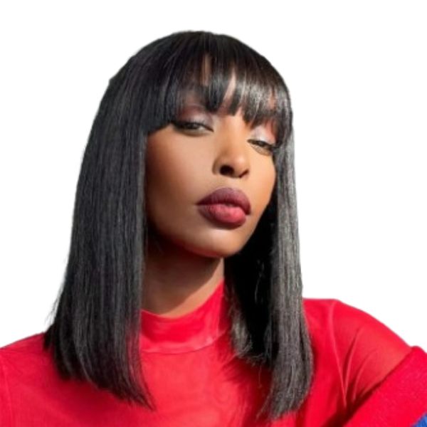 14" Brazilian Hair Fringe Wig.