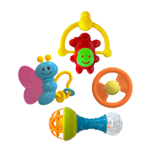Baby Rattle Set - Pack of 4