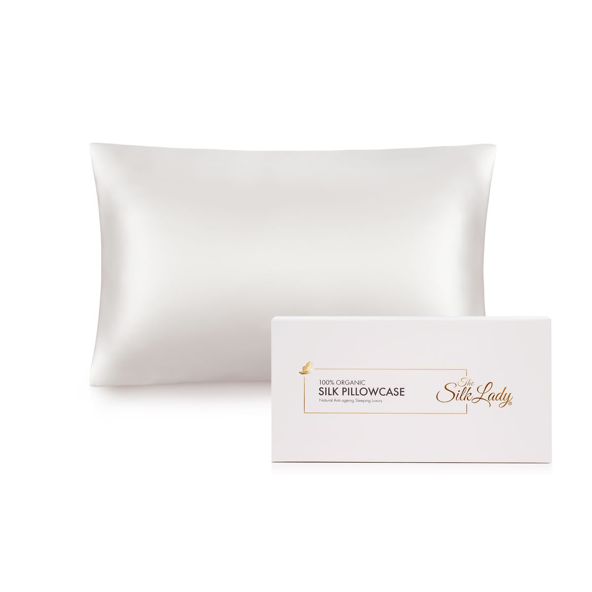 The Silk Lady 100 Orgnanic Silk Pillowcase Standard Size Shop