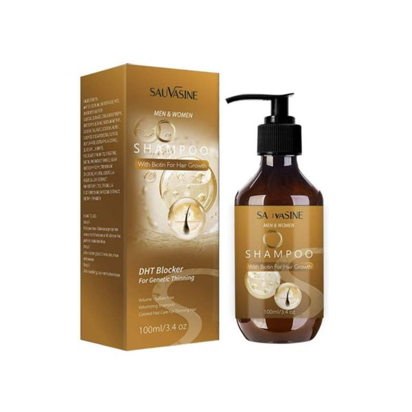 Biotin Shampoo For Hair Growth DHT Blocker For Genetic Thinning Hair Growth