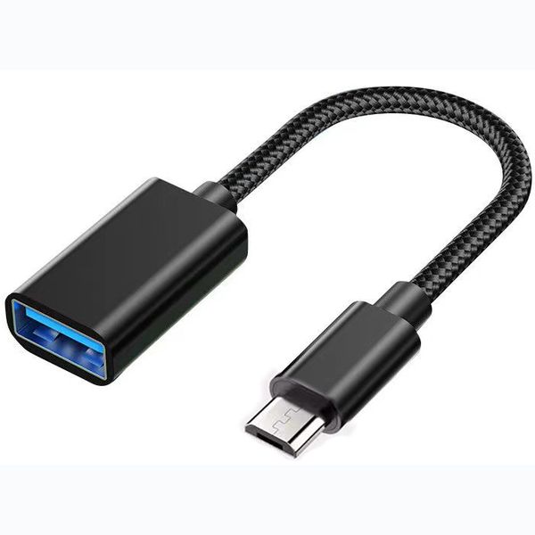 OTG Micro USB to USB2.0A female adapter cable Android V8 port OTG cable