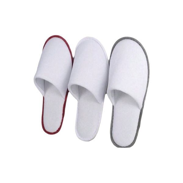 3 Pairs Plush Flat Closed Toe Non Slip Easy Pack Shoes, Women's Disposable