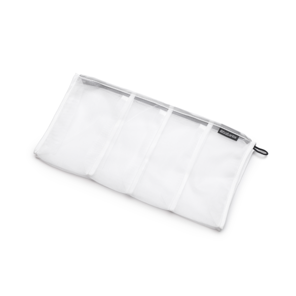 Brabantia - Sock Wash Bag - White/Grey Zipper
