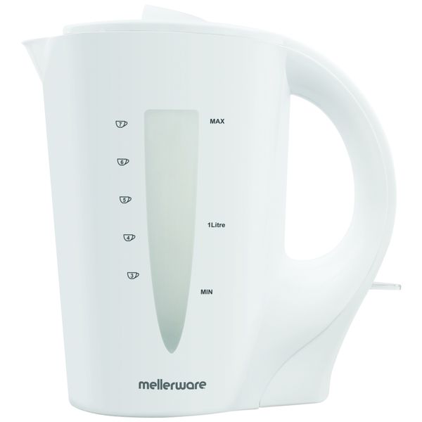 Mellerware Kettle Corded Plastic White 1.7L 2200W "Sabie