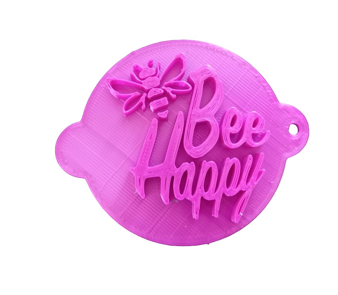Hubbe Cookie Embosser - Bee Happy