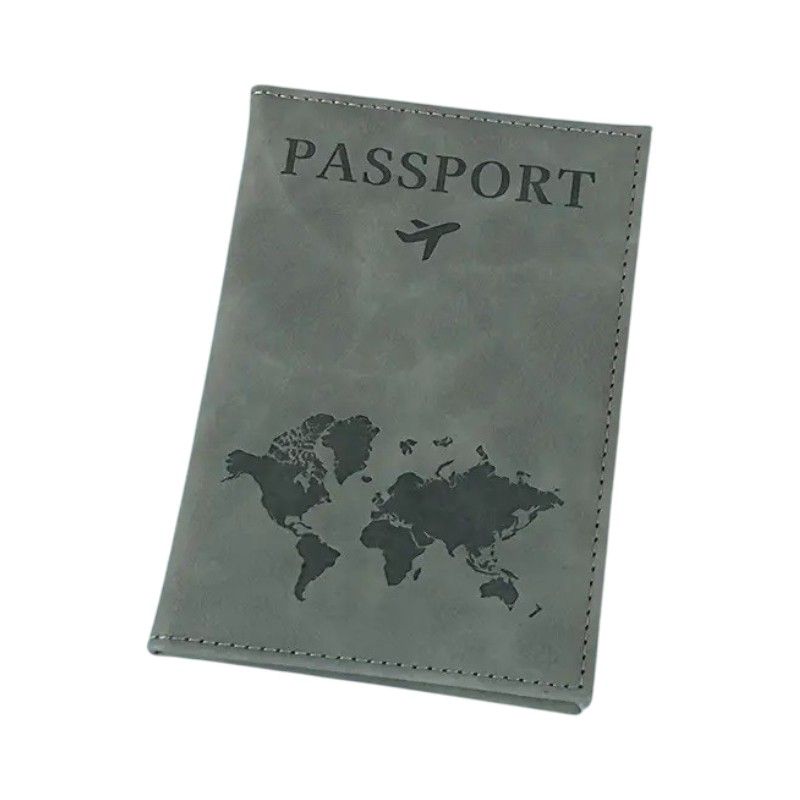 Elegant Faux Leather Passport Holder