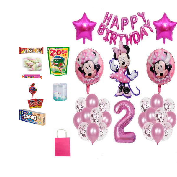 Minnie Mouse party box 2 years