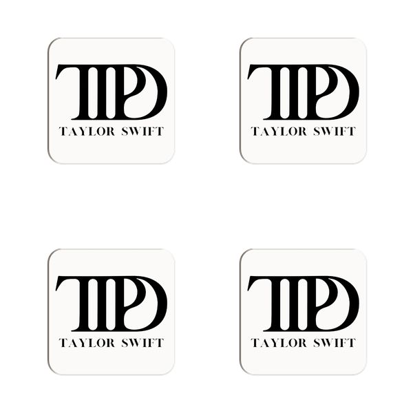 Taylor Swift The Tortured Poet Department Coasters - Set of 4
