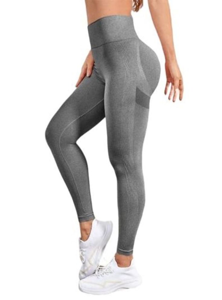 Tummy Control Sports Leggings - Grey, Shop Today. Get it Tomorrow!