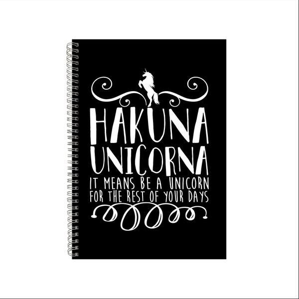 Unicorn Notebook Mermaid Gift Idea A4 Notepad Pad 32