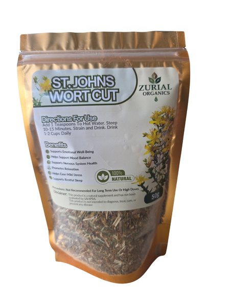 Zurial Organics St Johns Wort Cut - 50g