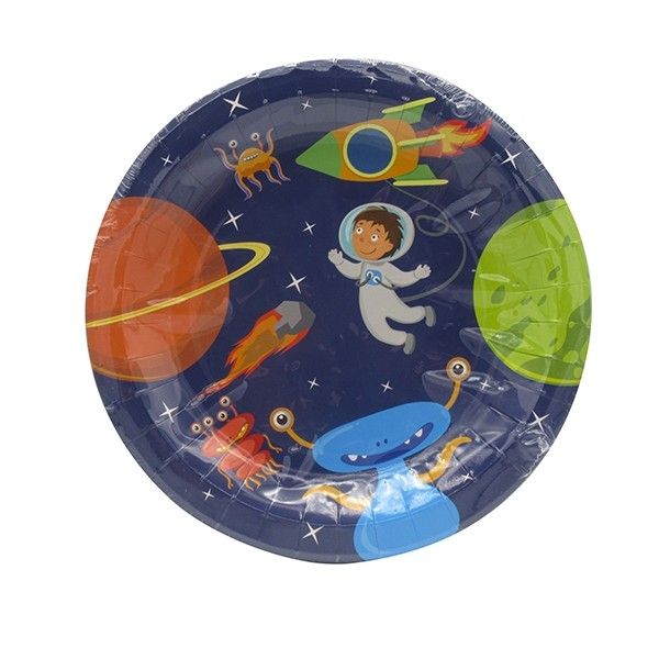 Astronaut Paper Plates Large 23cm