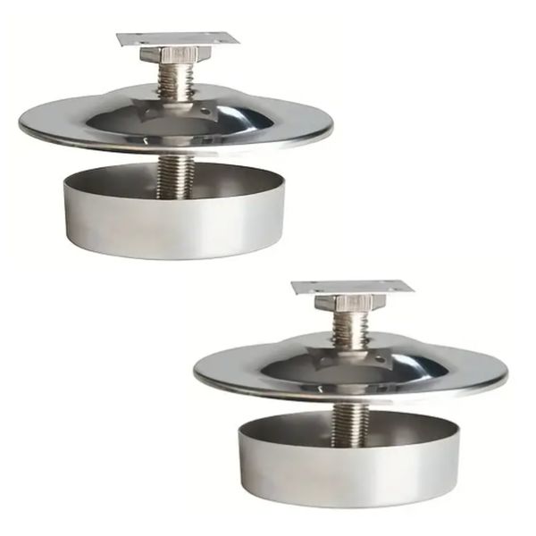 Garden Beekeeper Metal Beehive Insect Repellent Feet Stand (8cm) - 2 Piece