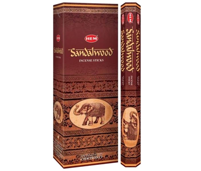 HEM Sandalwood Incense Sticks. Pack Of 120. Exotic/Dreamy/Divine/Rich