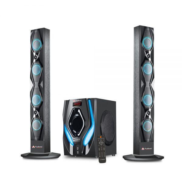 Audionic High Quality 2.1 Channel Speaker System - Black and Blue