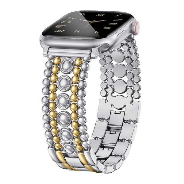 Compatible with Apple Watch Band 42/44/45/49 mm For iWatch Series-Stainless