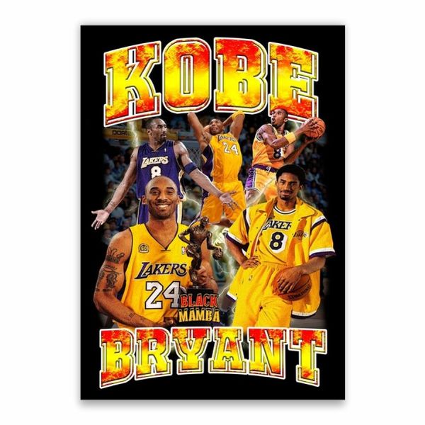 Kobe Bryant Collage Poster - A1